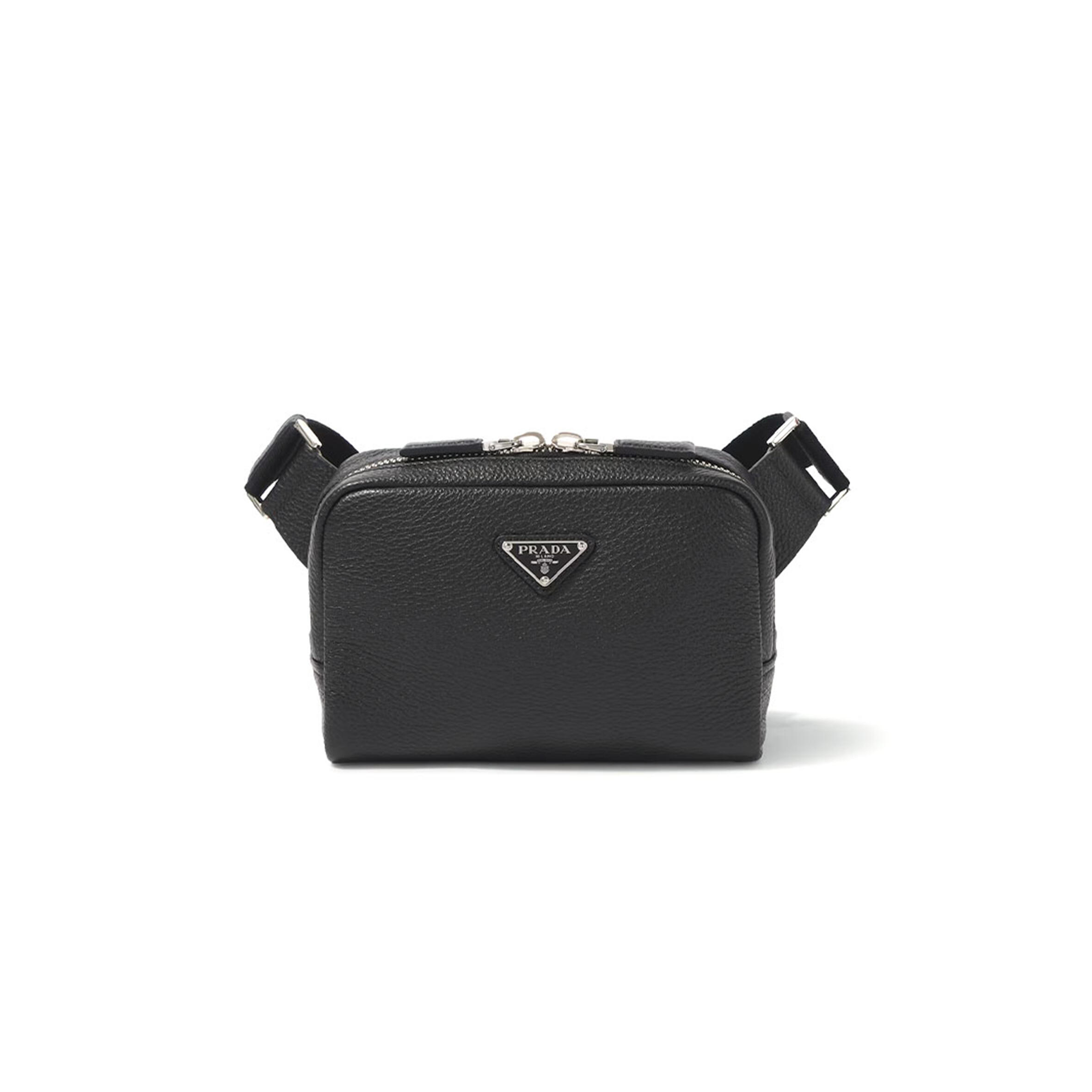 PRADA LARGE LEATHER SHOULDER BAG 2VH181 (24*16.5*7cm) 